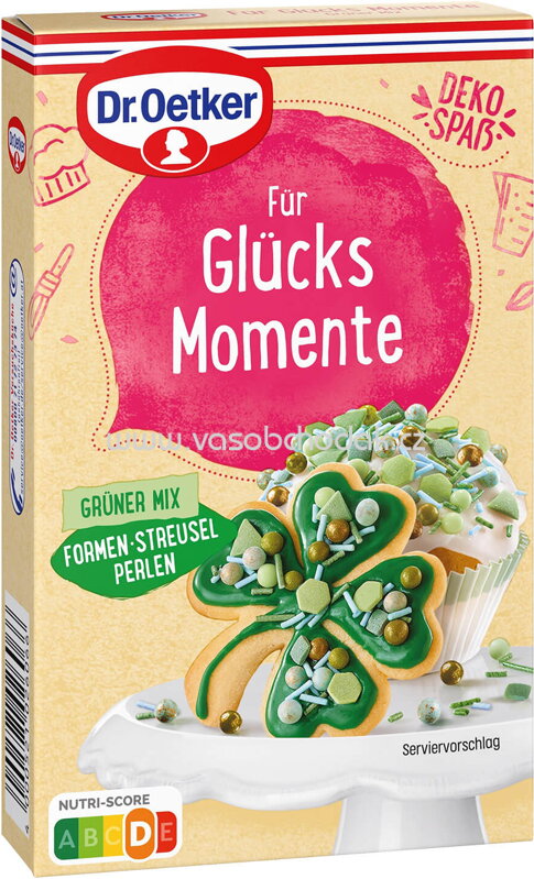 Dr.Oetker Für Glücks Momente grüner Mix, 60g Dr.Oetker Für Glücks Momente grüner Mix, 60g