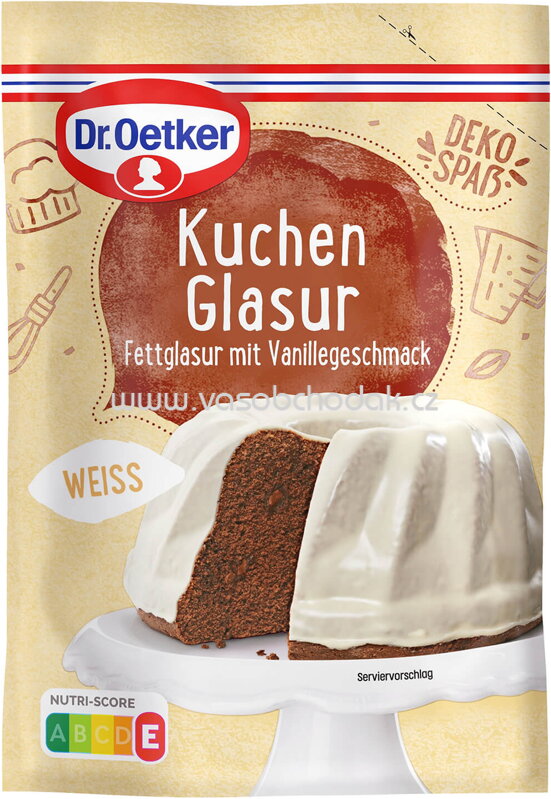 Dr.Oetker Kuchen Glasur Weiss, 150g