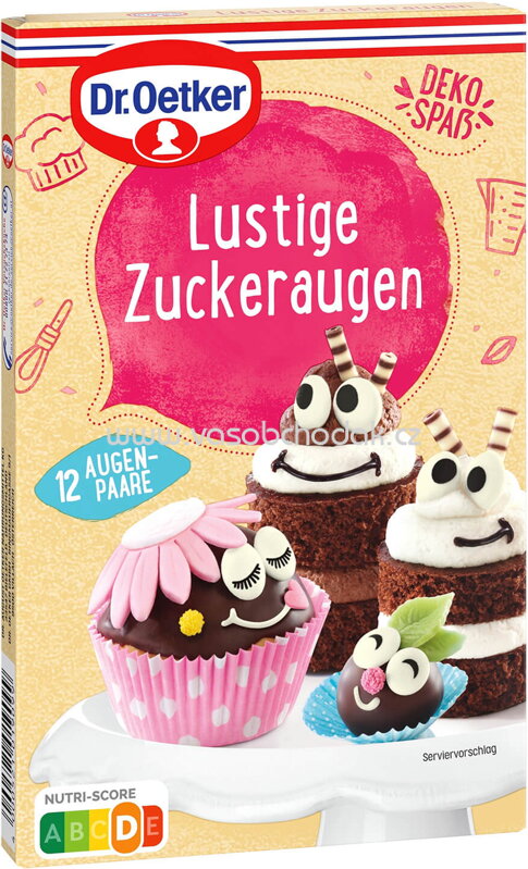 Dr.Oetker Lustige Zuckeraugen, 24 St, 10g Dr.Oetker Lustige Zuckeraugen, 24 St, 10g