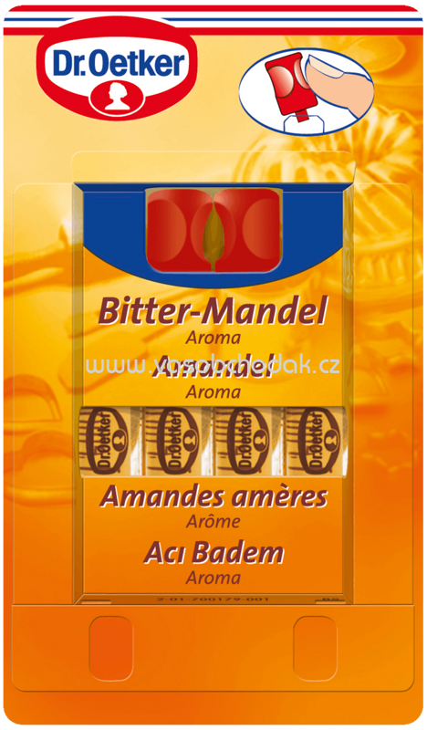 Dr.Oetker Bitter Mandel Aroma, 4 St, 8 ml Dr.Oetker Bitter Mandel Aroma, 4 St, 8 ml