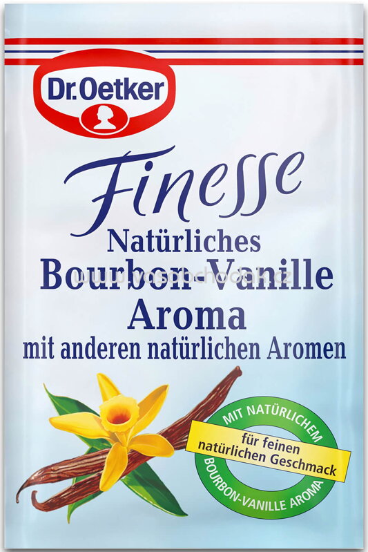 Dr.Oetker Finesse Natürliches Bourbon Vanille Aroma, 2 St, 10g Dr.Oetker Finesse Natürliches Bourbon Vanille Aroma, 2 St, 10g