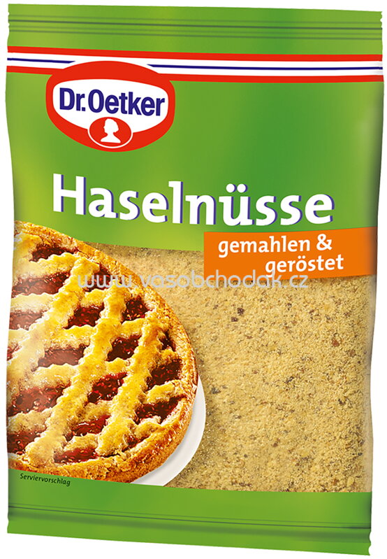 Dr.Oetker Haselnüsse gemahlen & geröstet, 100g