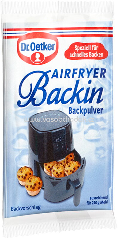 Dr.Oetker Airfryer Backin Backpulver, 3 St, 33g Dr.Oetker Airfryer Backin Backpulver, 3 St, 33g