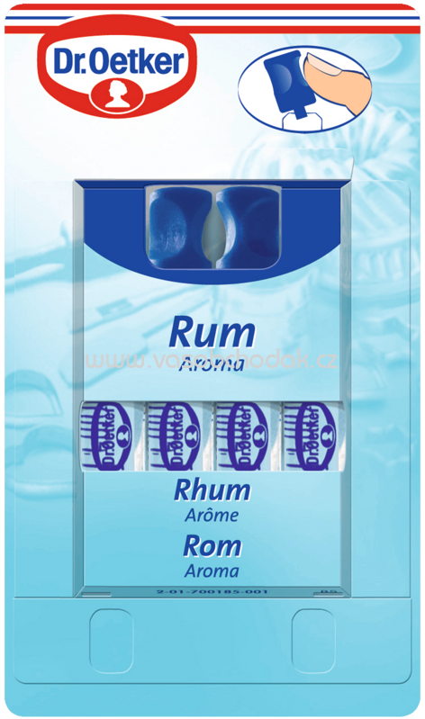 Dr.Oetker Rum Aroma, 4 St, 8 ml