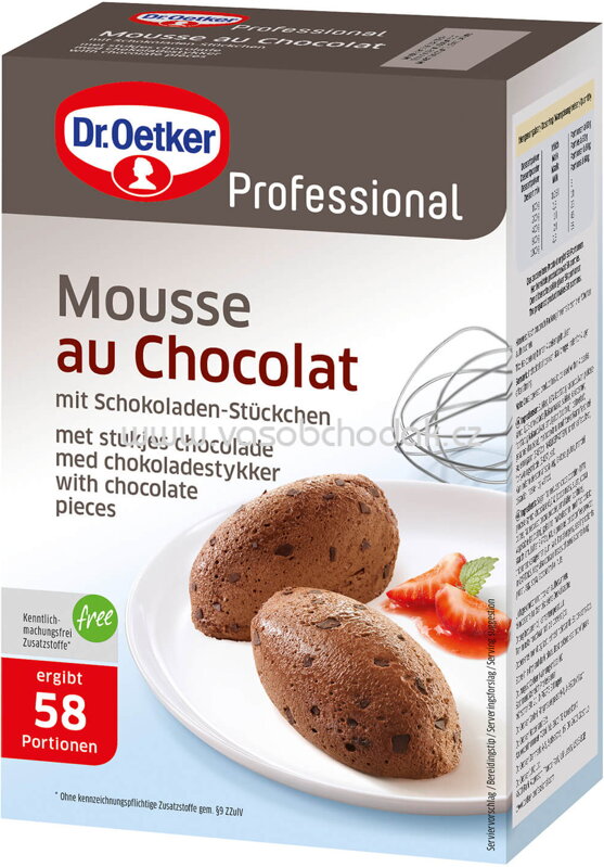 Dr.Oetker Professional Mousse au Chocolat, 1 kg Dr.Oetker Professional Mousse au Chocolat, 1 kg