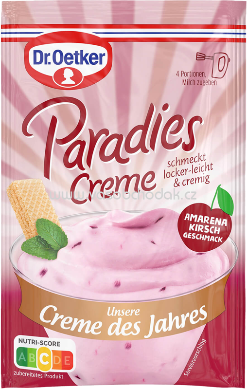 Dr.Oetker Paradies Creme des Jahres Amarena-Kirsch, 56g