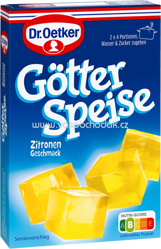 Dr.Oetker Götterspeise Zitronen, 25,2g