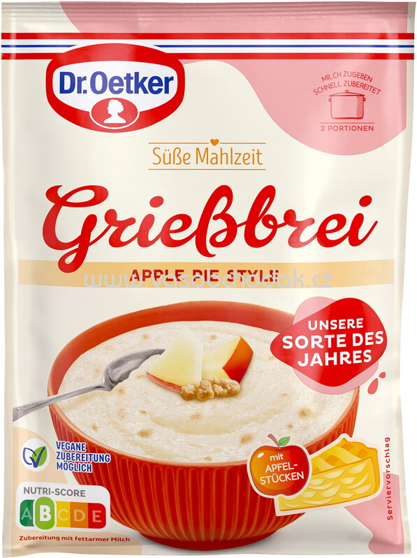 Dr.Oetker Grießbrei Apple Pie Style, 96g Dr.Oetker Grießbrei Apple Pie Style, 96g