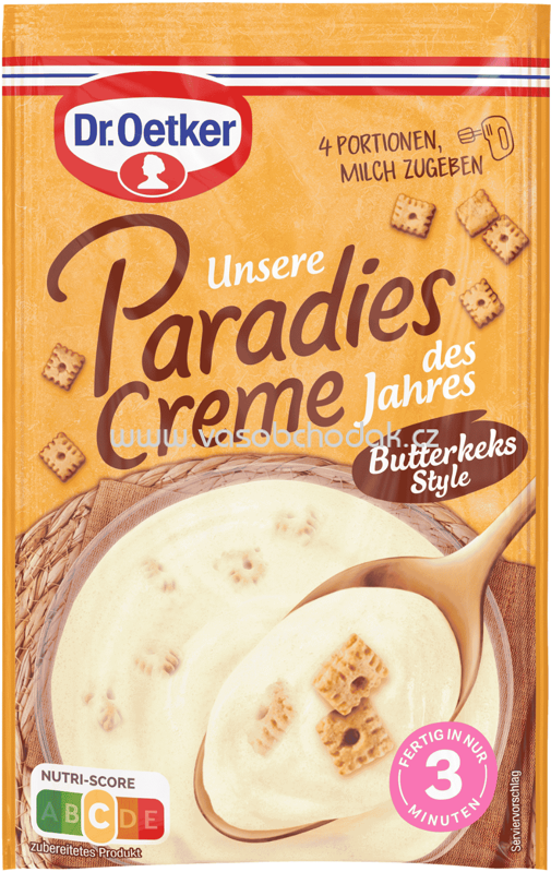 Dr.Oetker Paradies Creme des Jahres 2026 Butterkeks Style, 64g