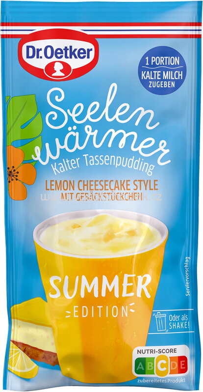 Dr.Oetker Seelenwärmer Lemon Cheesecake Style, 45g Dr.Oetker Seelenwärmer Lemon Cheesecake Style, 45g