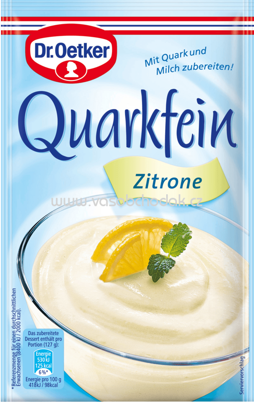 Dr.Oetker Quarkfein Zitrone, 57g