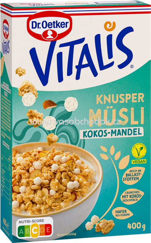Dr.Oetker Vitalis Knusper Müsli Kokos-Mandel, 400g