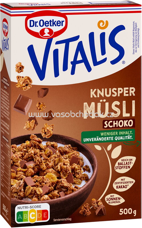 Dr.Oetker Vitalis Knusper Müsli Schoko, 500g
