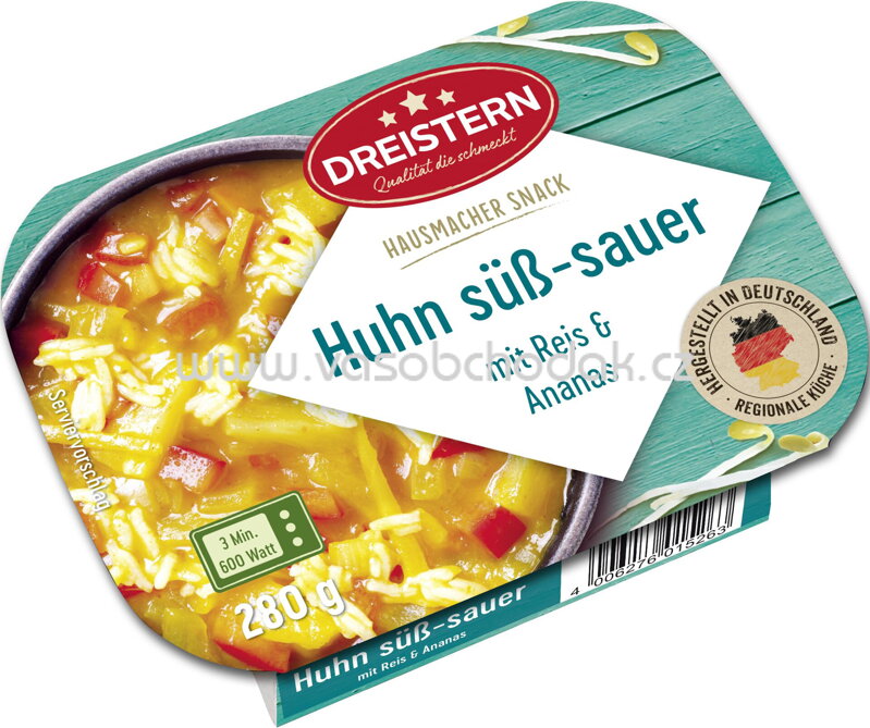 Dreistern Hausmacher Snack Huhn süß-sauer, 280g