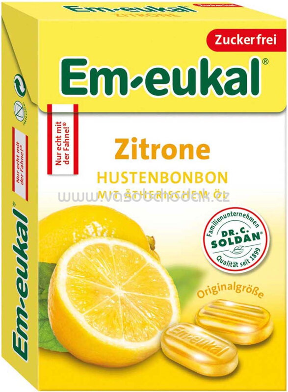 Em-eukal Zitrone zuckerfrei, 50g Em-eukal Zitrone zuckerfrei, 50g