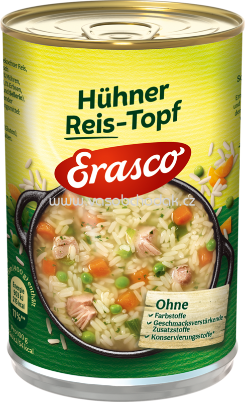 Erasco Hühner Reis-Topf, 400g