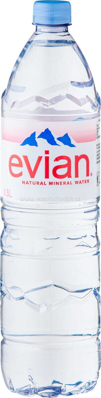 Evian Natural Mineral Wasser, 1,5l