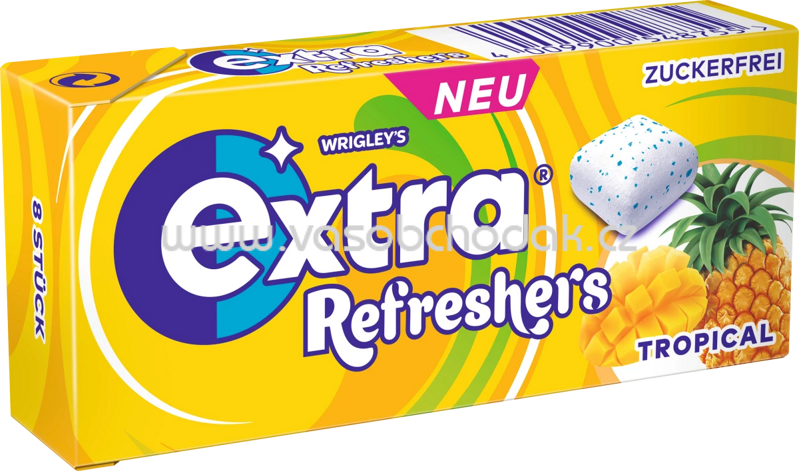 Extra Refreshers Tropical, 8 St Extra Refreshers Tropical, 8 St