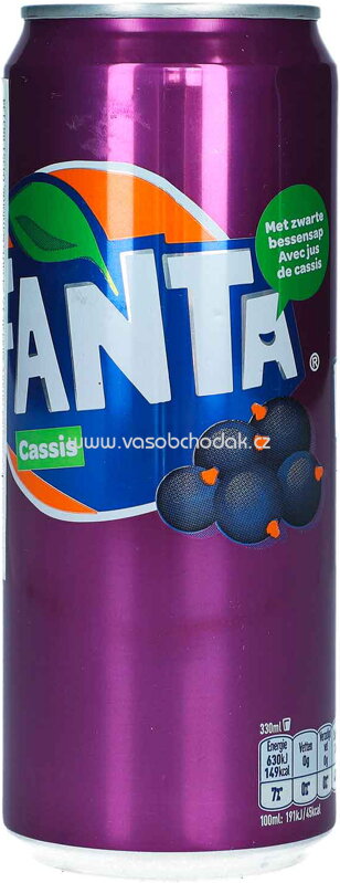 Fanta Cassis, 330 ml Fanta Cassis, 330 ml