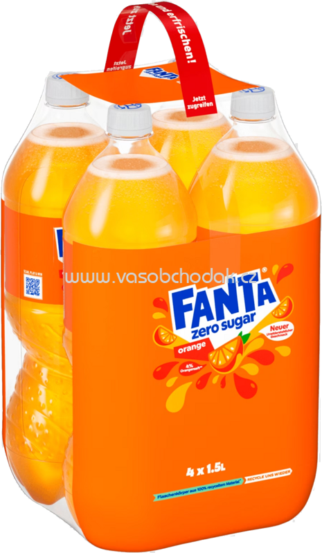 Fanta Orange Ohne Zucker, 1500 ml Fanta Orange Ohne Zucker, 1500 ml