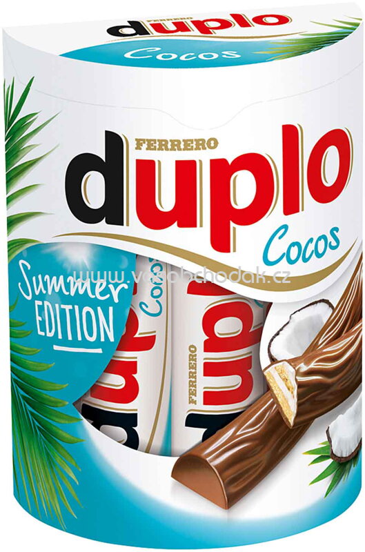 Ferrero Duplo Cocos Riegel, 10 St, 182g