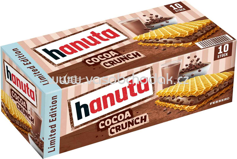 Ferrero Hanuta Cocoa Crunch, 10 St, 220g