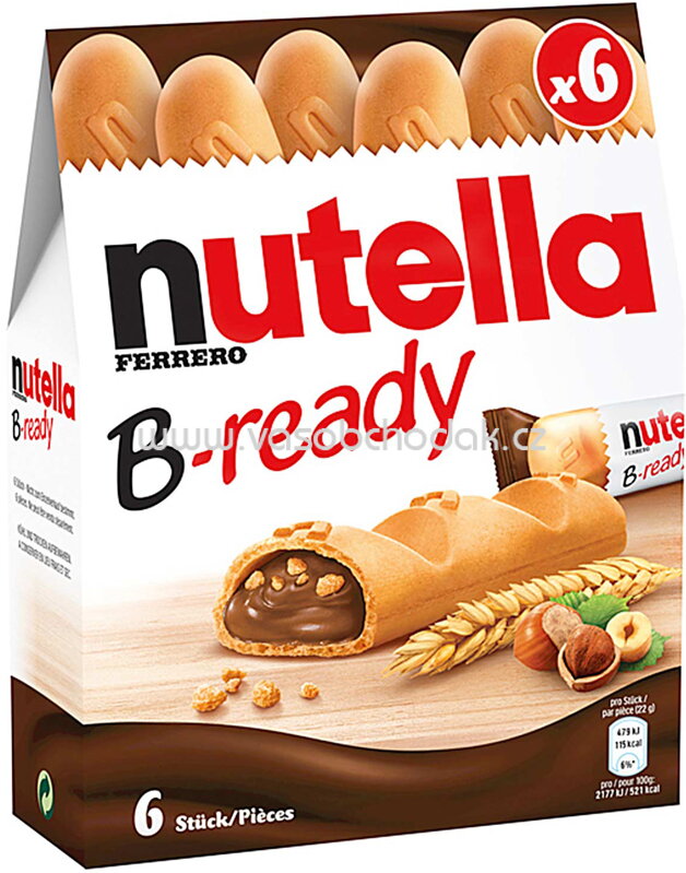 Ferrero Nutella B-ready, 132g Ferrero Nutella B-ready, 132g