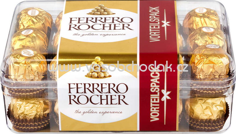 Ferrero Rocher Geschenkdose, Vorteilspack, 30 St, 375g Ferrero Rocher Geschenkdose, Vorteilspack, 30 St, 375g