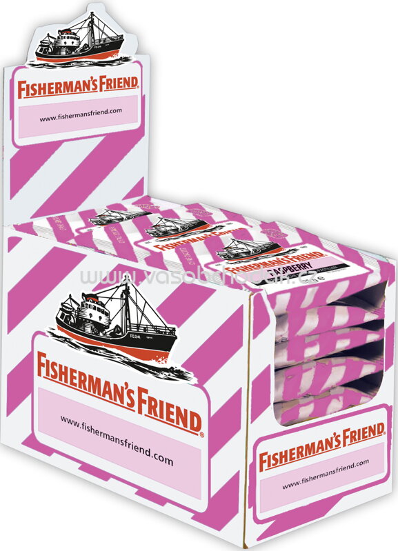 Fisherman's Friend Raspberry, ohne zucker, 24x25g, 600g Fisherman's Friend Raspberry, ohne zucker, 24x25g, 600g