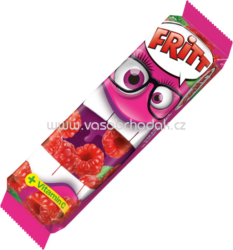 Fritt Kaubonbon Himbeere, 6 St, 70g Fritt Kaubonbon Himbeere, 6 St, 70g