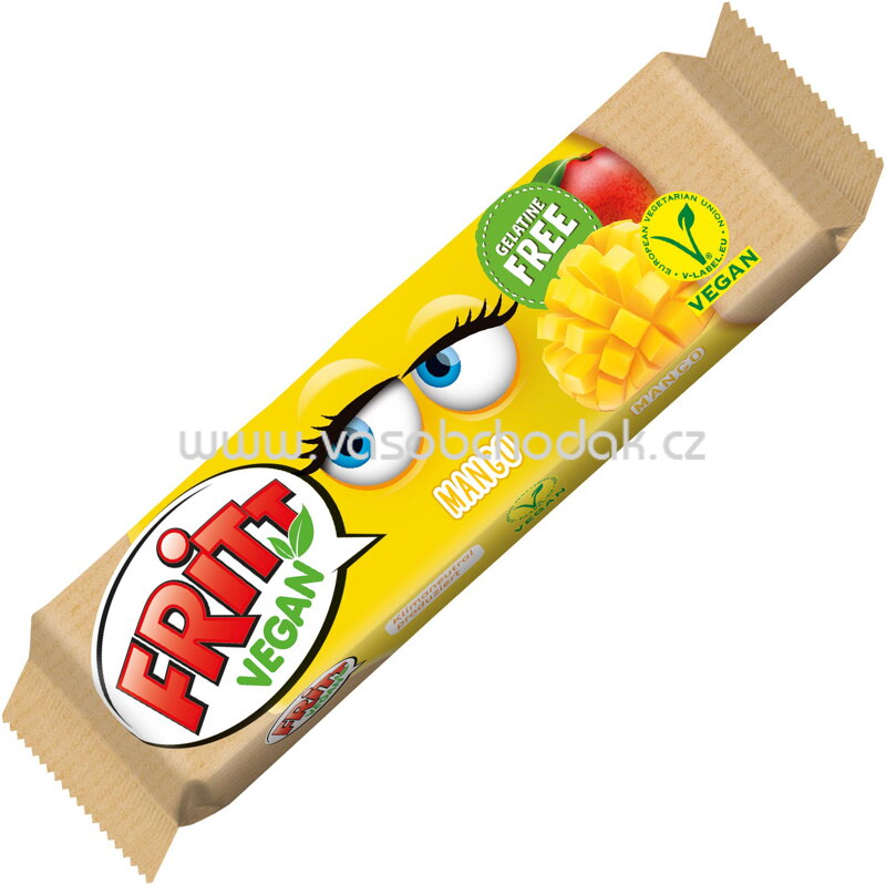 Fritt Kaubonbon Vegan Mango, 4 St, 56g Fritt Kaubonbon Vegan Mango, 4 St, 56g