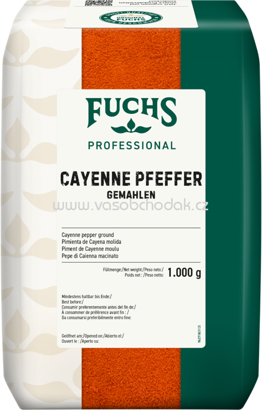 Fuchs Professional Cayenne Pfeffer, gemahlen, 1 kg