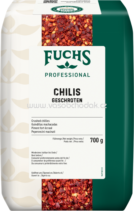 Fuchs Professional Chilis, geschroten, 700g