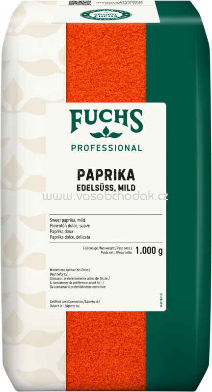 Fuchs Professional Paprika edelsüß mild, 1 kg