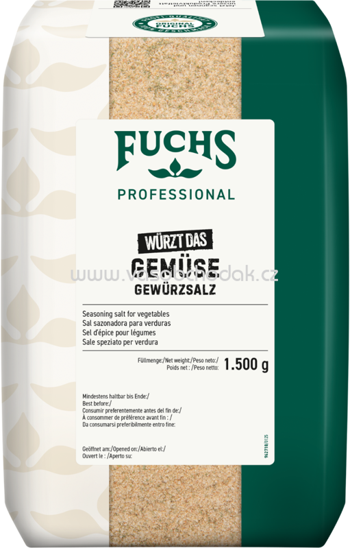 Fuchs Professional Würzt das Gemüse Gewürzsalz, 1,5 kg
