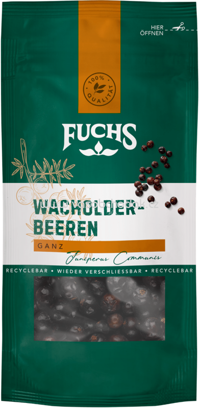 Fuchs Wacholderbeeren, ganz, 13g