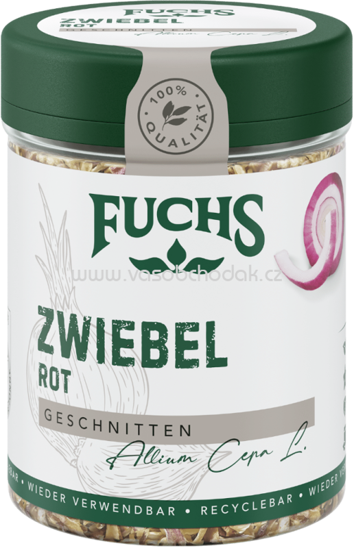 Fuchs Zwiebel rot, geschnitten, 40g