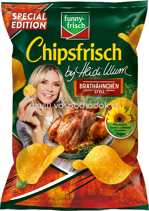 Funny-frisch Chipsfrisch Brathähnchen Style, 130g