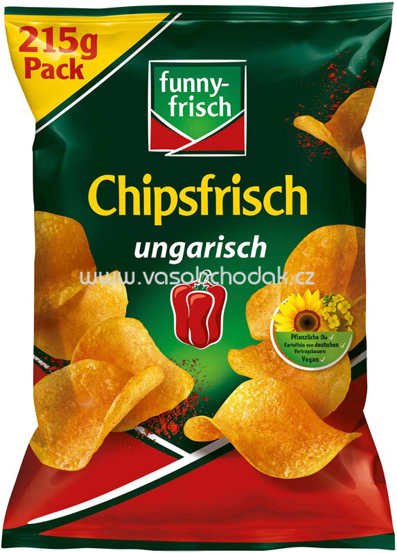 Funny-frisch Chipsfrisch ungarisch, 215g Funny-frisch Chipsfrisch ungarisch, 215g