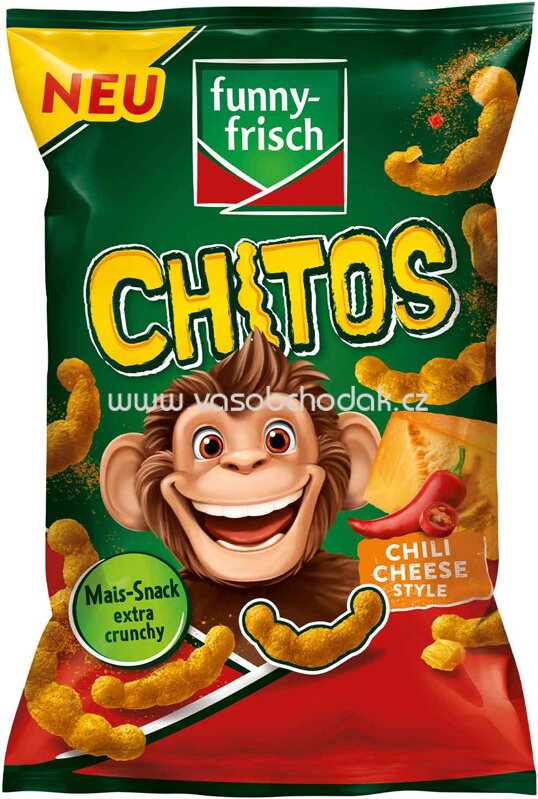 Funny-frisch Chitos Chili Cheese Style, 80g Funny-frisch Chitos Chili Cheese Style, 80g