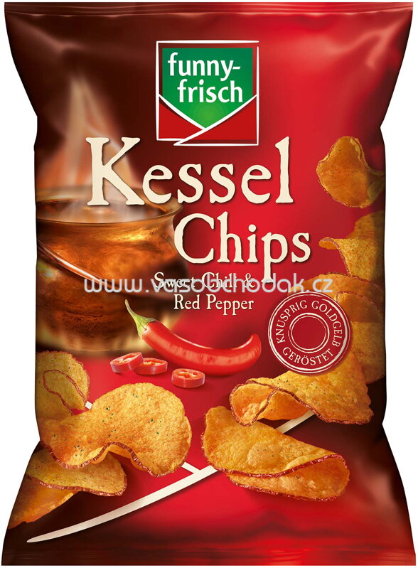 Funny-frisch Kessel Chips Sweet Chili & Red Pepper, 120g