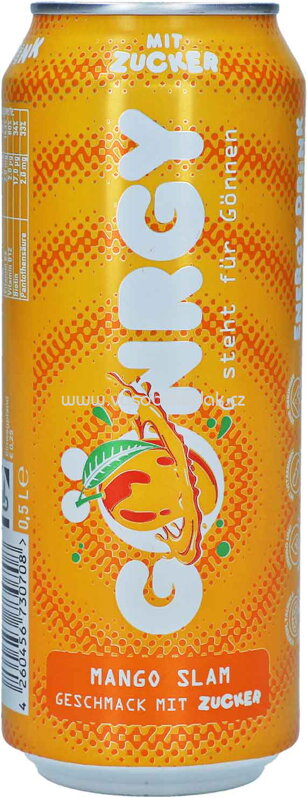 Gönrgy Mango Slam mit Zucker, 500 ml