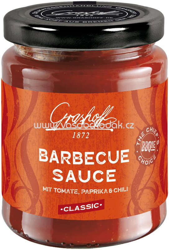 Grashoff BBQue Barbecuesauce, 200 ml Grashoff BBQue Barbecuesauce, 200 ml