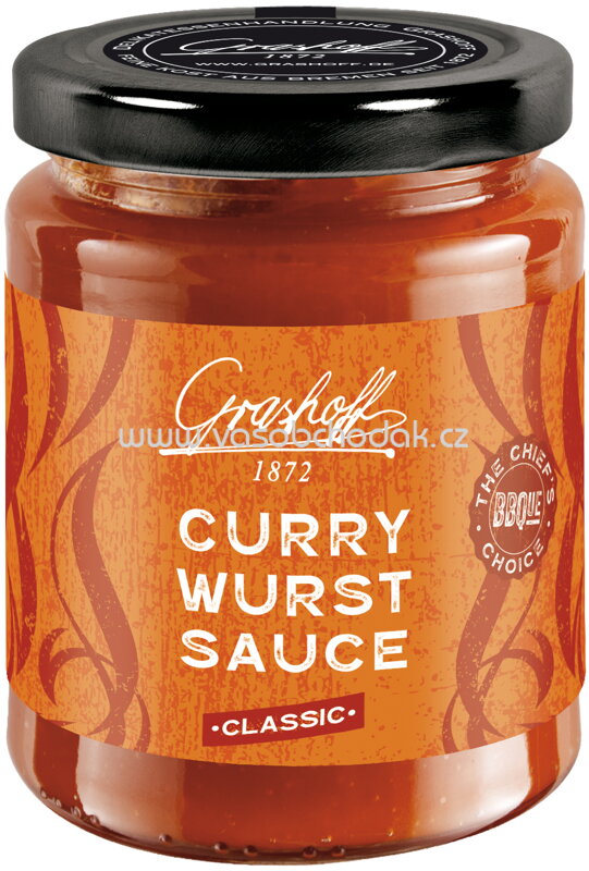 Grashoff BBQue Currywurst-Sauce Classic, 200 ml