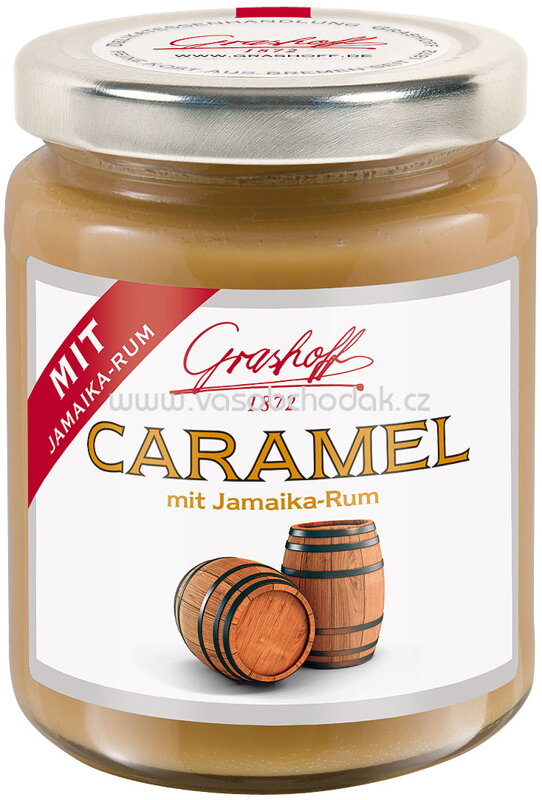 Grashoff Caramel mit Jamaika-Rum, 250g