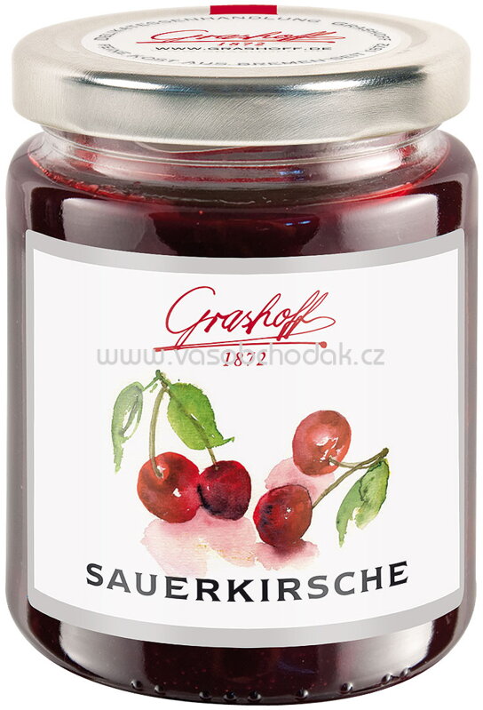 Grashoff Konfitüre Sauerkirsche, 250g Grashoff Konfitüre Sauerkirsche, 250g