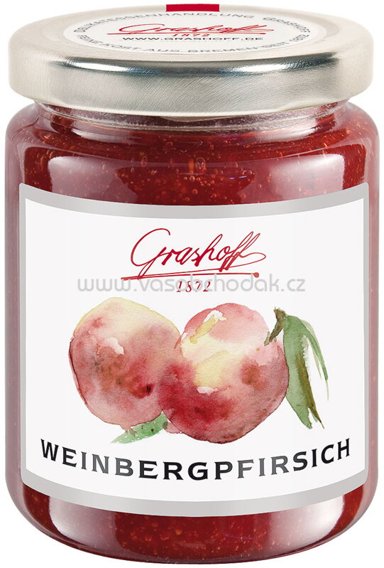 Grashoff Konfitüre Weinbergpfirsich, 250g