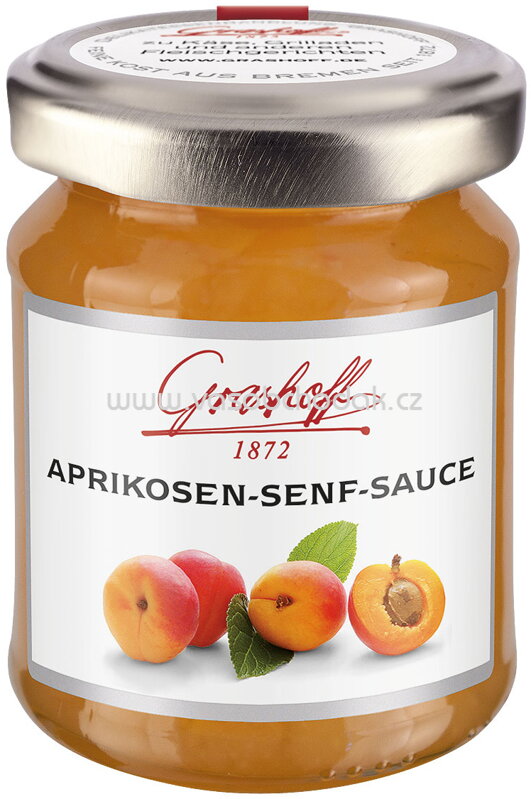 Grashoff Aprikosen Senf Sauce, 125 ml Grashoff Aprikosen Senf Sauce, 125 ml