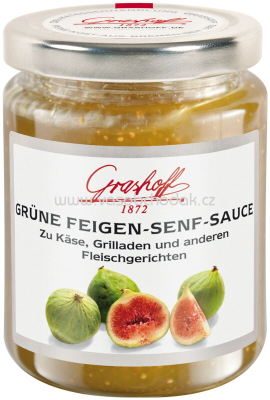 Grashoff Grüne Feigen Senf Sauce, 200 ml Grashoff Grüne Feigen Senf Sauce, 200 ml