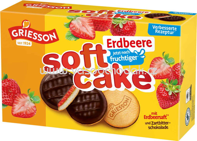 Griesson Soft Cake Erdbeere, 2x150g, 300g Griesson Soft Cake Erdbeere, 2x150g, 300g